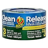 Blue Painter's Tape 1-Inch (0.94-Inch x 60-Yard) Duck Clean Release, Multi-Use, 3 Rolls, 180 Total Y | Amazon (US)