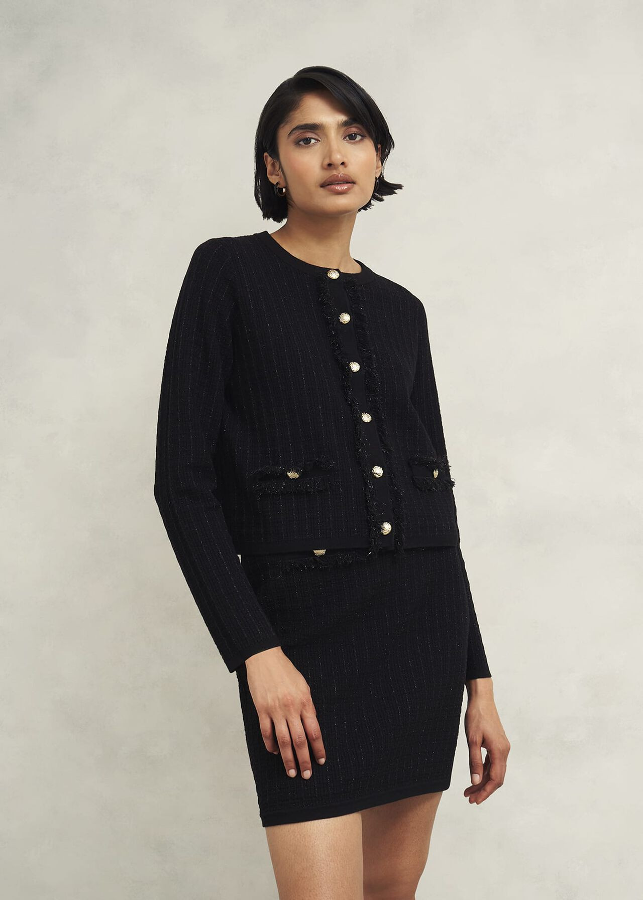 Sairey Knitted Jacket | Hobbs UK | | Hobbs