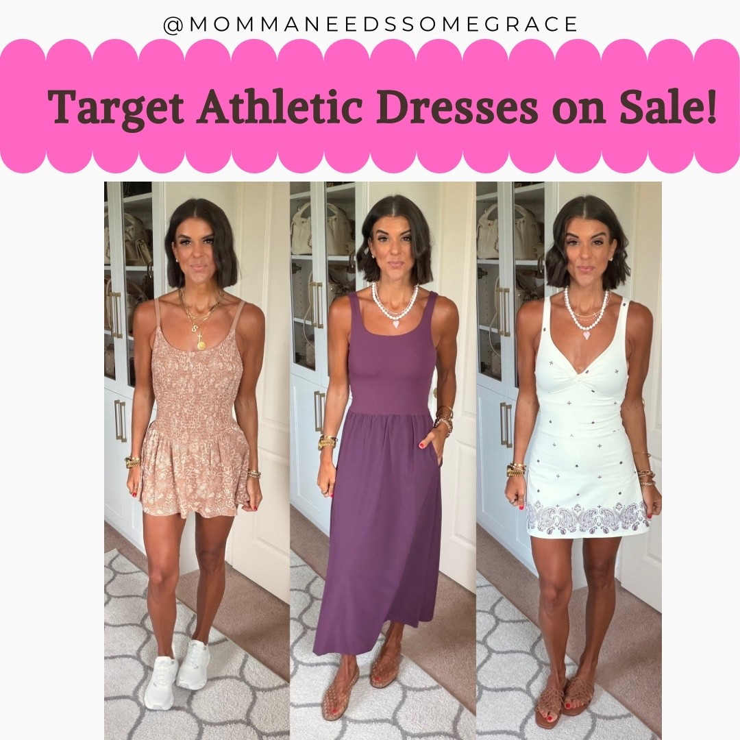 Target athletic dresses 30% off! I’m 5’5 and in size xs in all

#LTKSaleAlert #LTKSeasonal #LTKmomlife