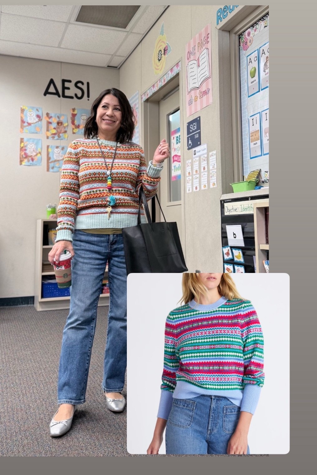 Found a more affordable option to the sweater I wore yesterday 💗


fair isle sweater | holiday style | Christmas sweater | colorful sweater 



#LTKPetite #LTKSeasonal #LTKHoliday