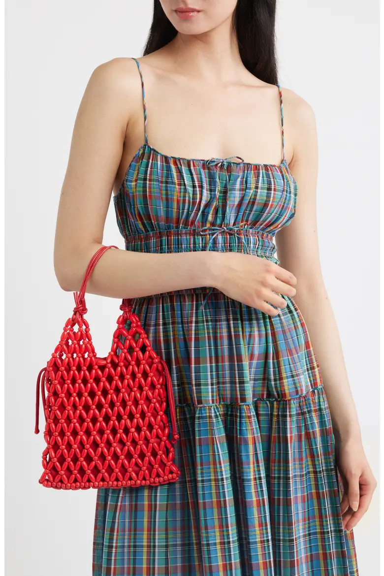 Karla Wood Beaded Shoulder Bag (Women) | Nordstrom | Nordstrom