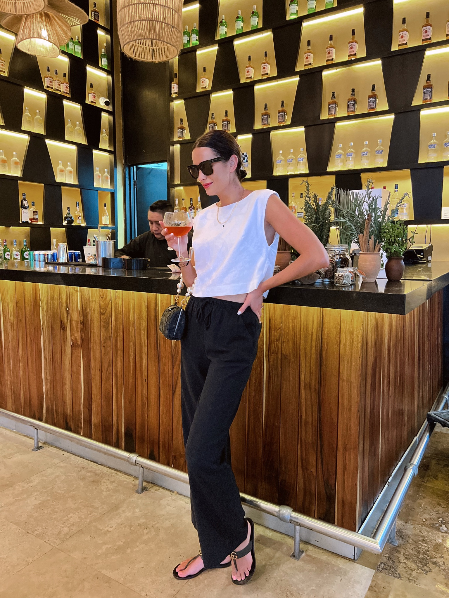 Last night’s linen outfit for dinner! 

#LTKstyletip #LTKunder100 #LTKFind