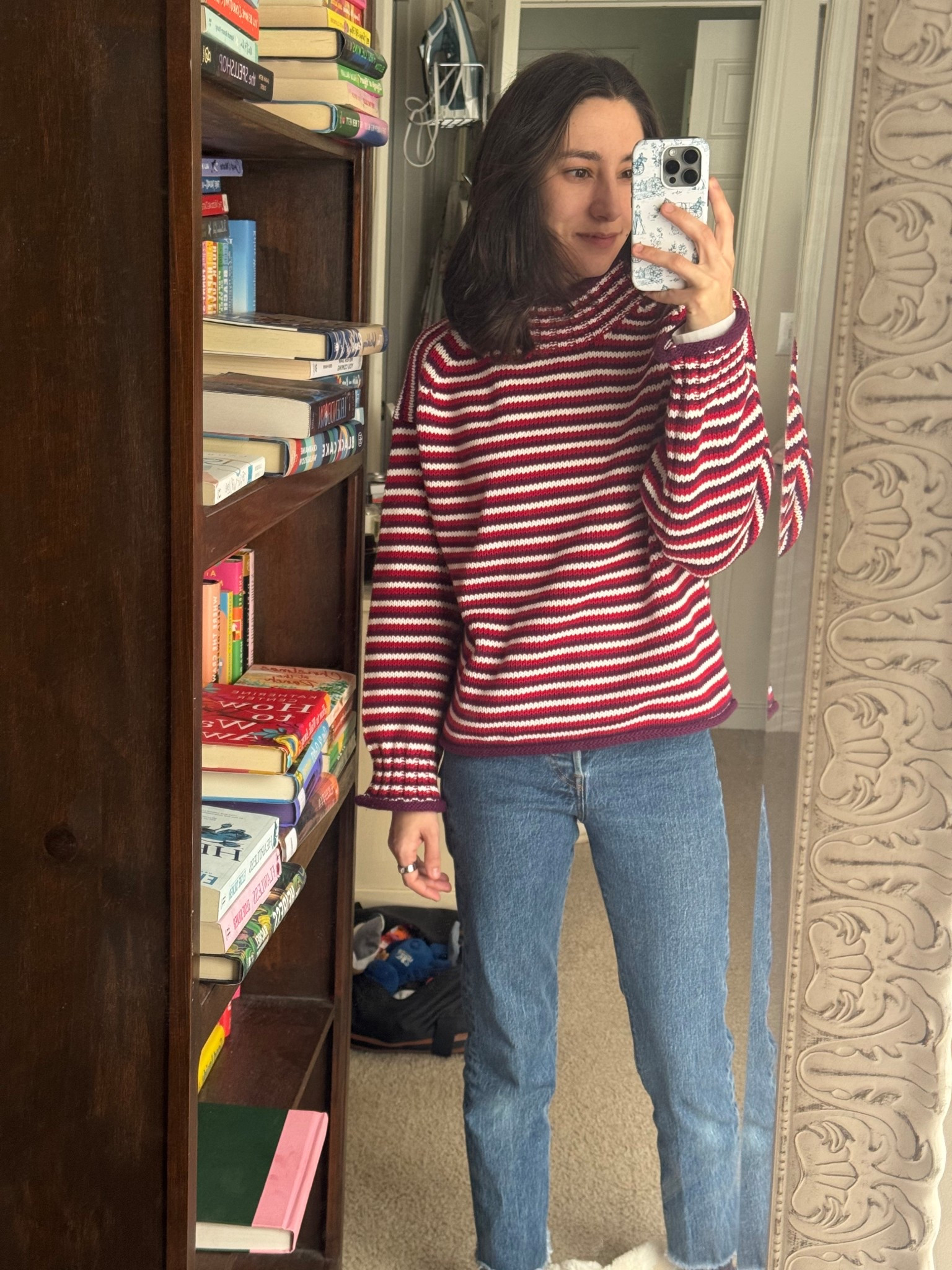 OOTD toddler mom 

J Crew roll neck sweater with Levi jeans. Finally get the rollneck hype! 

#LTKdayinmylife #LTKootd #LTKPetite