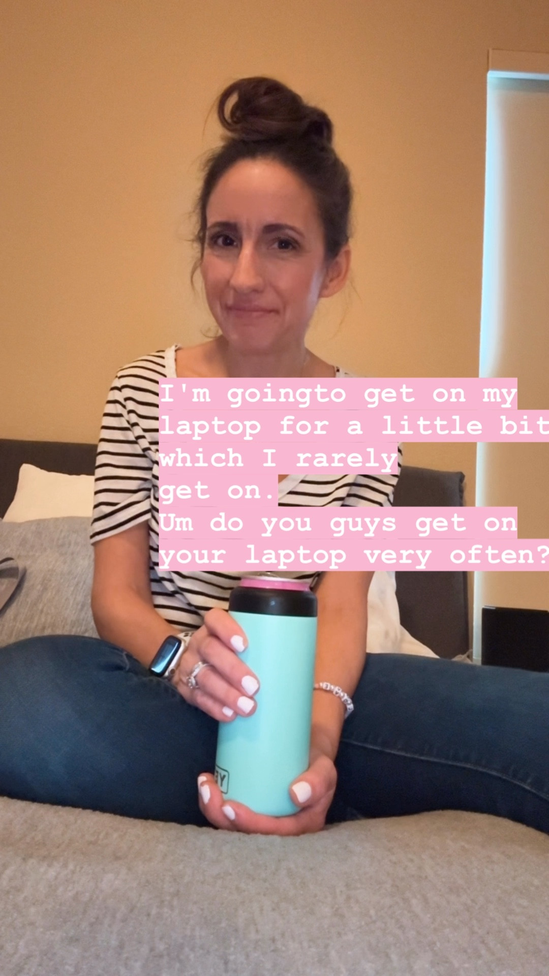 Alani cotton candy  🍭 flavored energy drink plus this Yeti drink holder to keep it chilled. 
Yes to both. 
Yeti Insulator. 


#LTKOver40 #LTKFindsUnder100 #LTKHome