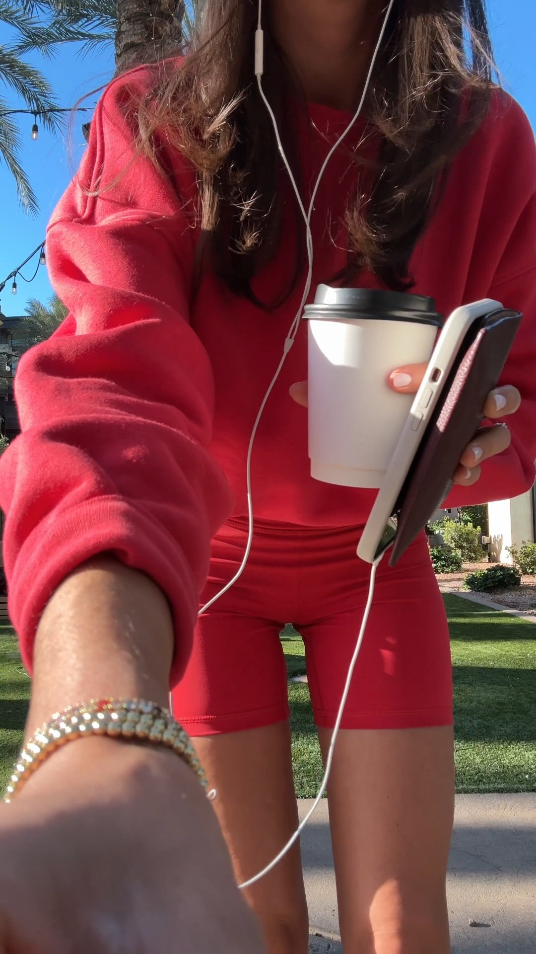 Morning walk outfit! This set is super comfy and it’s from my favorite affordable activewear brand on Amazon! I’m 5’7” wearing a size small in the workout set. 

The sweatshirt is soooo soft, I promise! I was surprised at the quality bc it’s pretty affordable depending on what color you get! I’m wearing a size XS in that :) code CASSIE15 should still be active for 15%!

#LTKStyleTip #LTKActive #LTKWatchNow