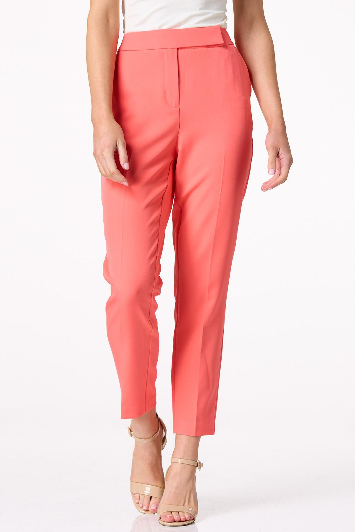Coral Dressy Ankle Pants | Cato Fashions