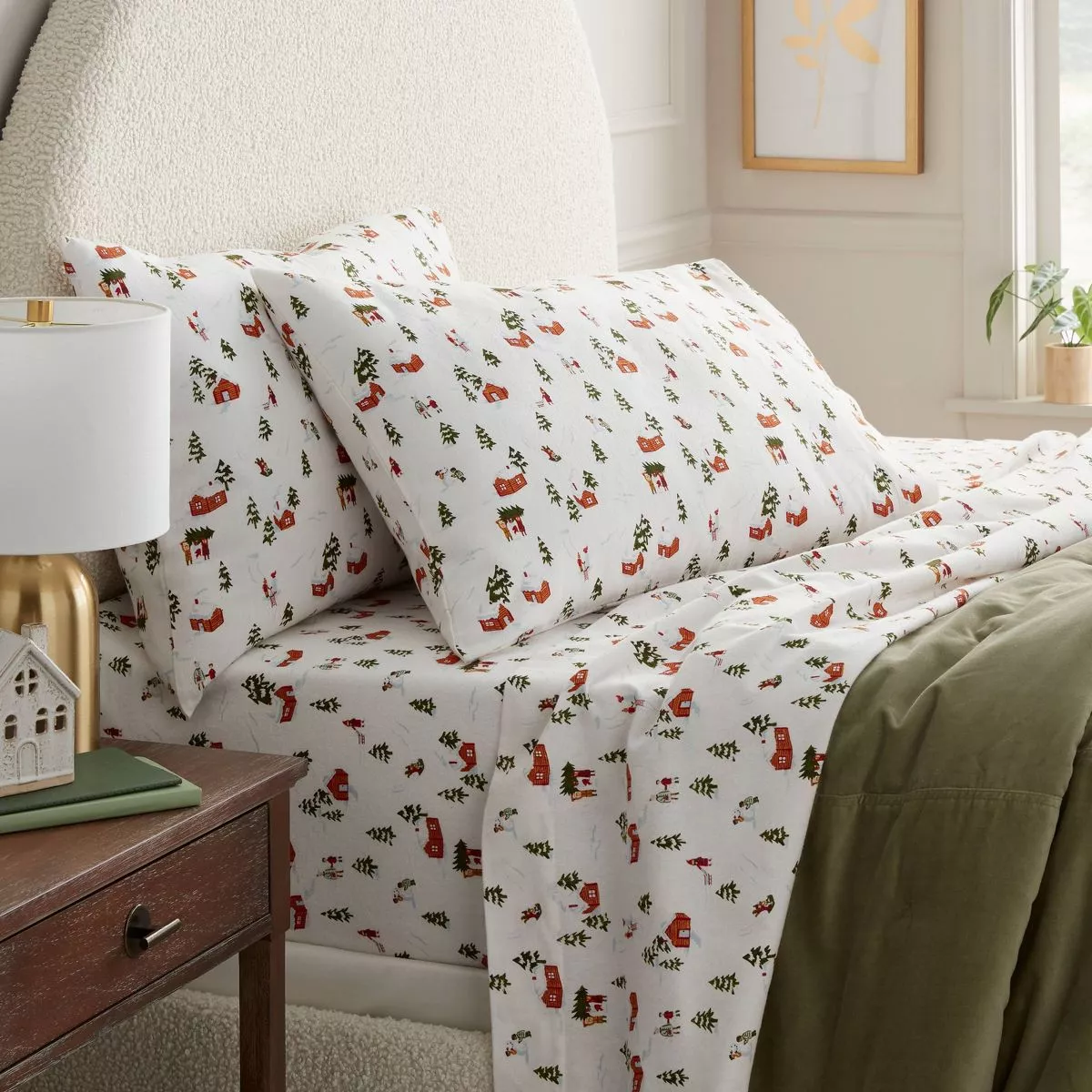 Flannel sheets queen clearance target