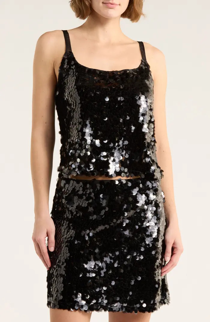 WAYF Sequin Crop Camisole | Nordstromrack | Nordstrom Rack