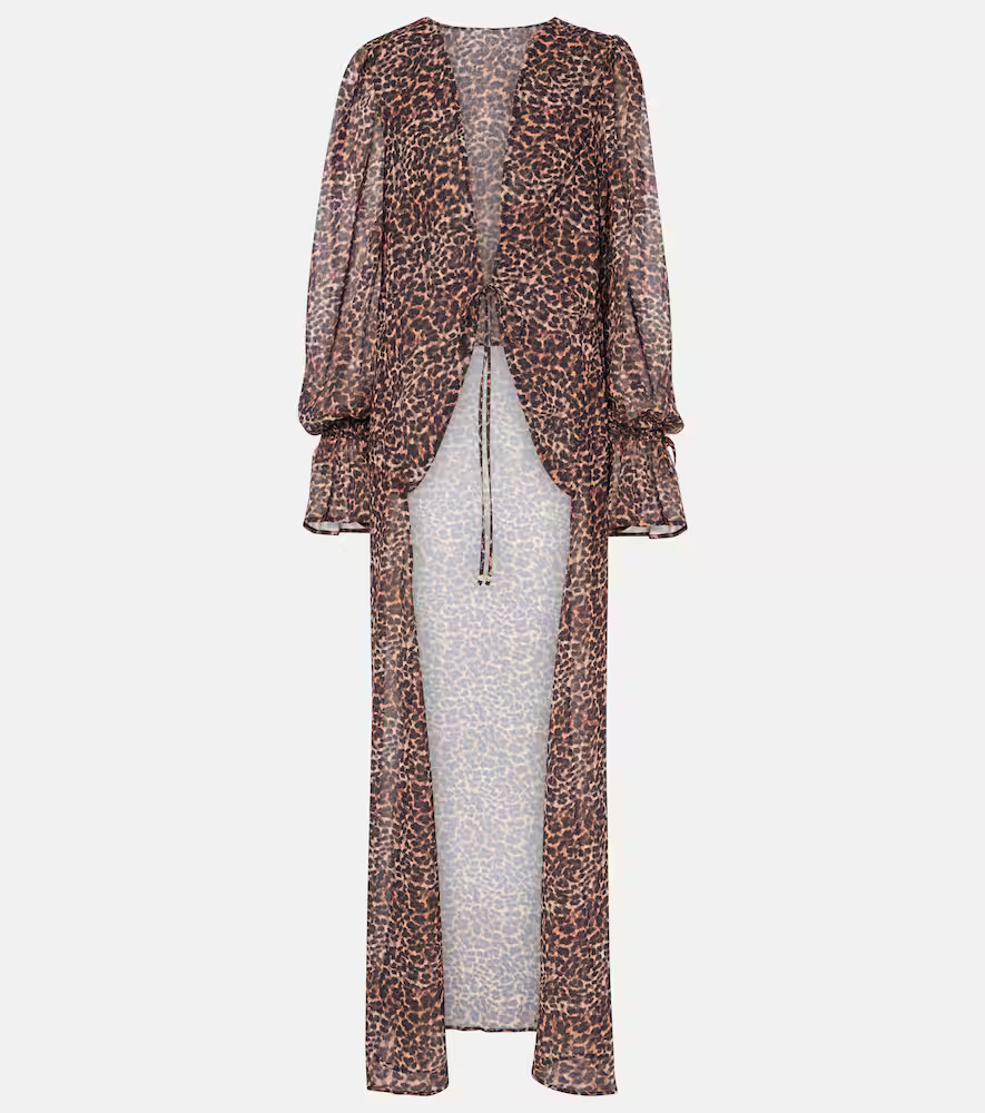 Bananhot Leopard-print beach cover-up | Mytheresa (US/CA)