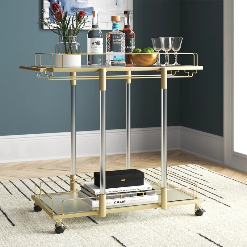 Bristow Acrylic Bar Cart | Wayfair North America
