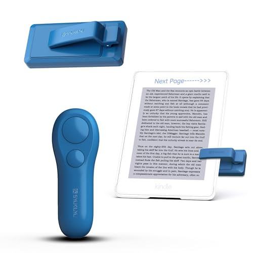 SK SYUKUYU RF Remote Control Page Turner for Kindle Reading Ipad Surface Comics, iPhone Android Tablets Reading Novels Taking Photos (Blue) | Amazon (US)