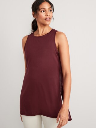 Sleeveless UltraLite Hi-Low Tunic T-Shirt for Women | Old Navy (US)