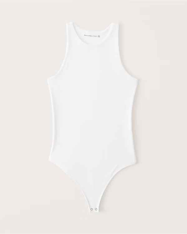 Women's Refined Seamless Rib Fabric Scuba Bodysuit | Women's Tops | Abercrombie.com | Abercrombie & Fitch (US)
