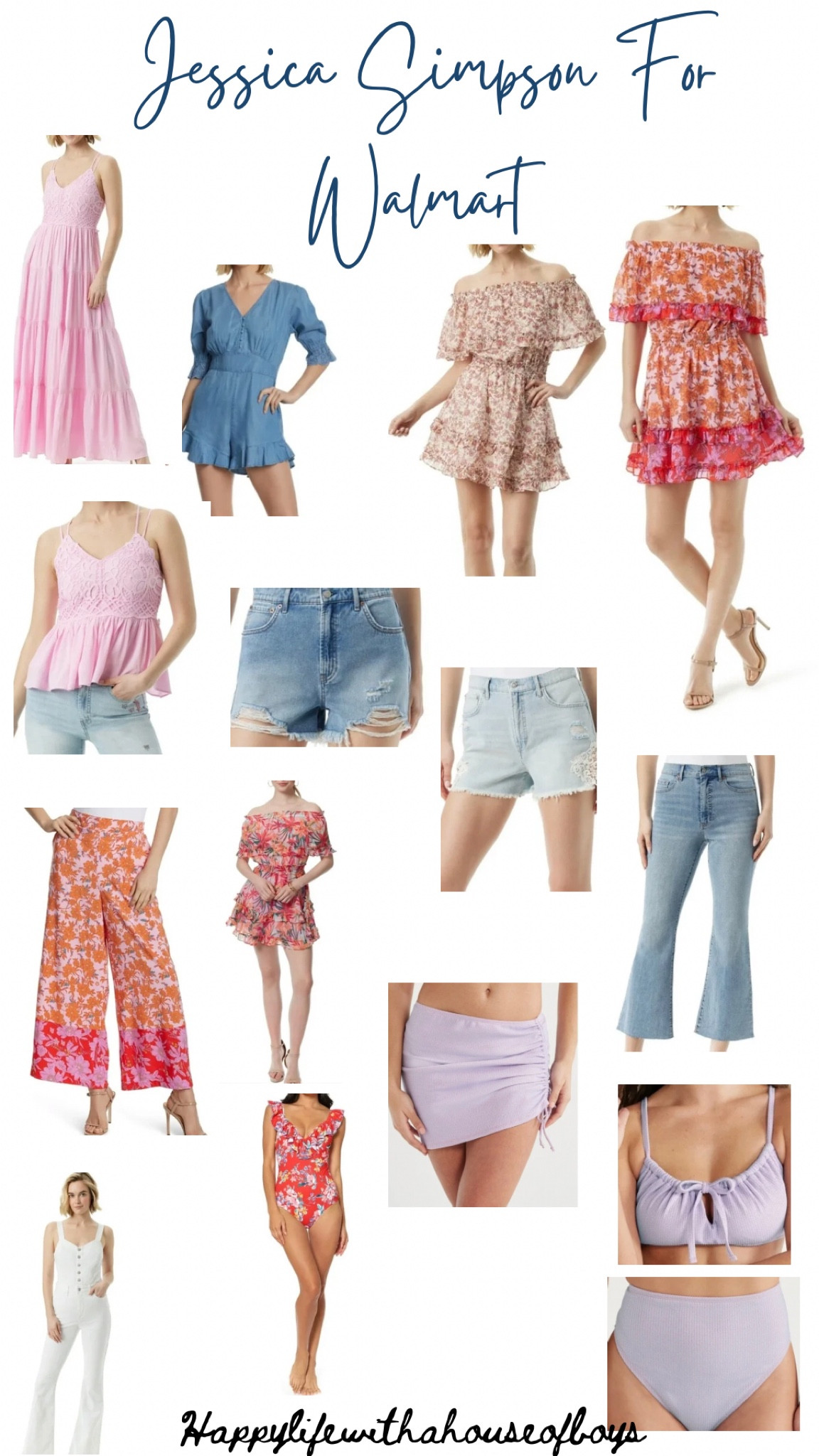 Summer Outfits 
#jessicasimpson #walmart #springwear #summerwear #dresses #shorts #jumpers #swimsuits

#LTKSeasonal #LTKfindsunder50 #LTKswim