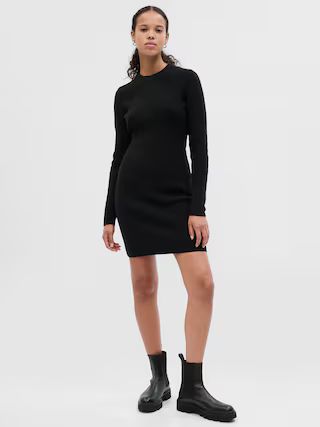 CashSoft Rib Mini Sweater Dress | Gap (US)
