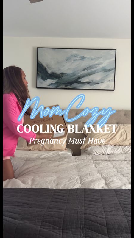 Cooling blanket | pregnancy must have | mom cozy 

#LTKVideo #LTKHome #LTKBump