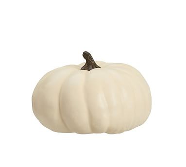 Faux Pumpkins, Ivory - Small | Pottery Barn (US)
