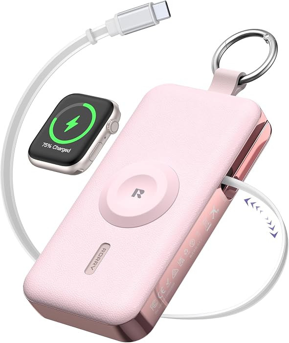 RORRY CharmGo Portable Charger 3 in 1 30W Fast Charging Power Bank 12000mAh | Amazon (US)