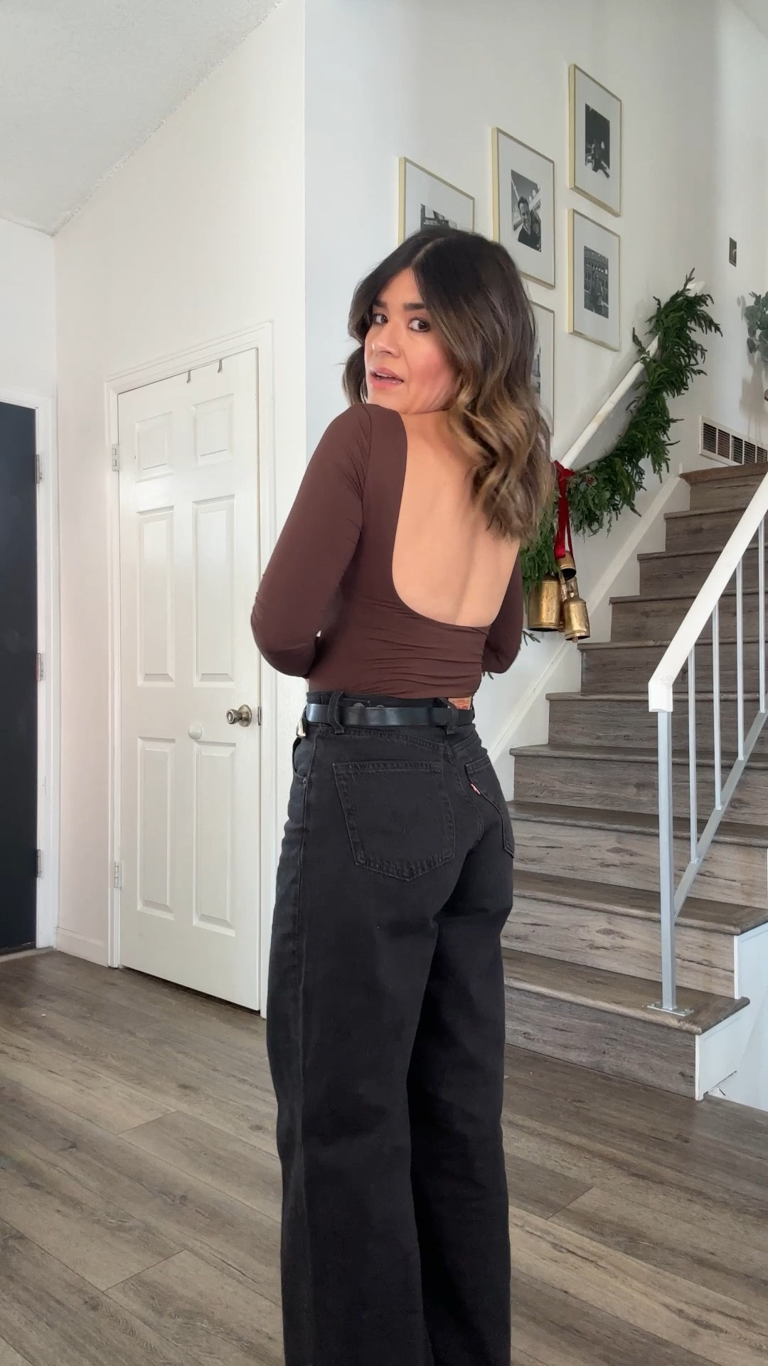 How amazing is this top?! I’m so obsessed with it! Wearing size small. It comes in more colors. 
Top size small
Jeans size 25/31. Take 30% off right now!

#LTKootd #LTKFindsUnder50 #LTKHoliday