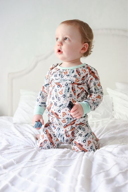 Bamboo Pajamas in Hot Rod print from @millieandroo

#Ad #millieandroo #millieandroopartner #bamboosleepwear #bamboopajamas / boy pajamas / car print / car pajamas 

#LTKkids #LTKbaby