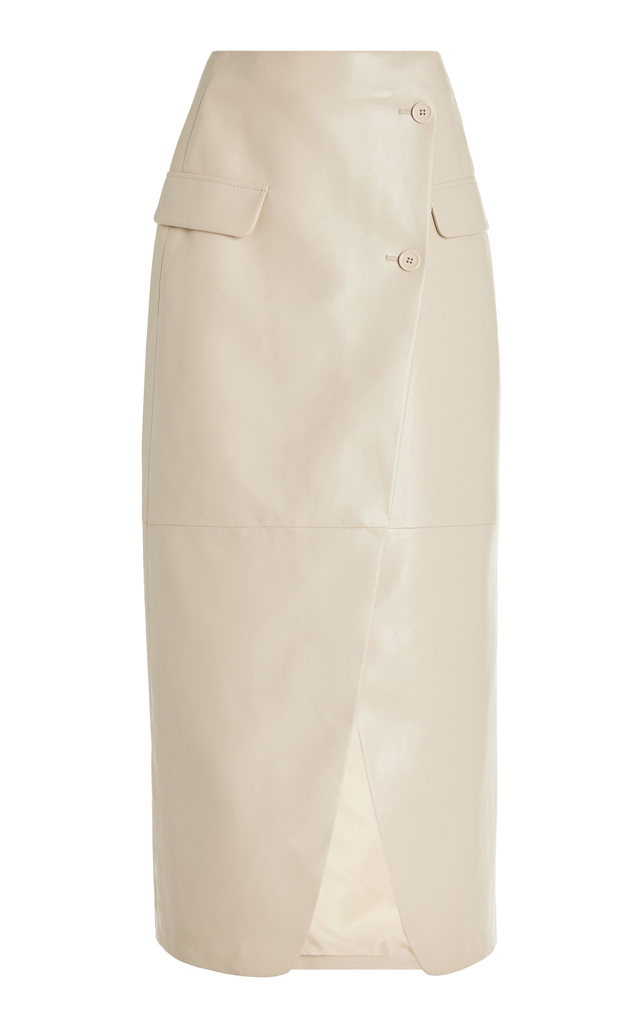 Nan Wrapped Faux Leather Maxi Skirt | Moda Operandi (Global)