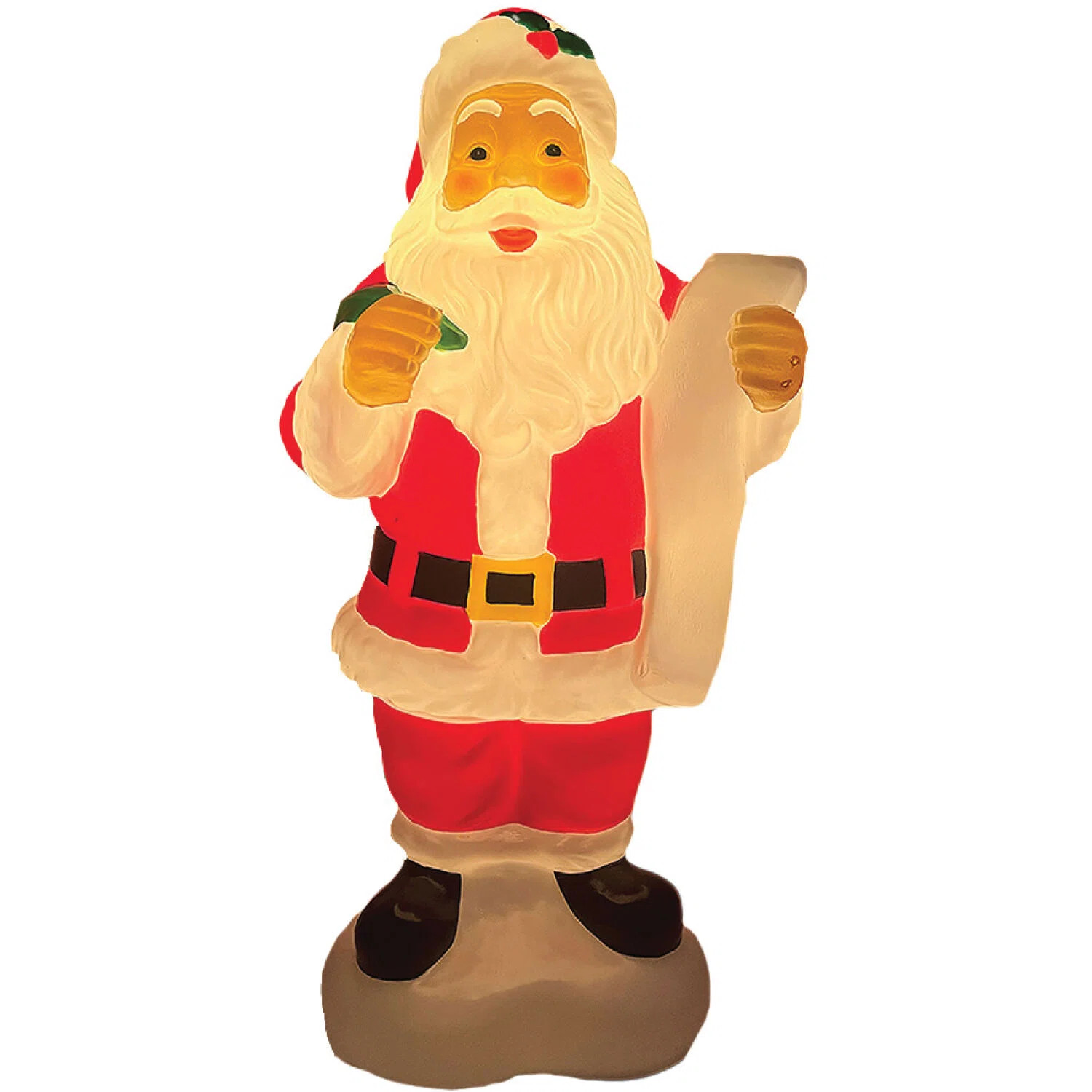 Fraser Hill Farm 33 in Santa Holding List Christmas Blow Mold | Wayfair North America