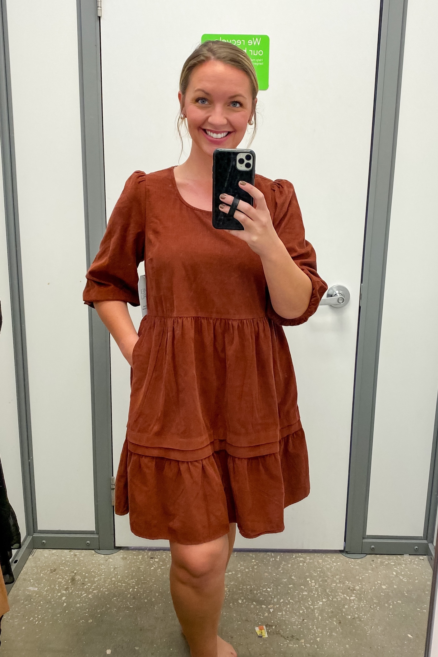 Thanksgiving Outfit  approved in this gorgeous corduroy reddish brown dress! Add some boots and a cute belt and it will be Thanksgiving Ready! Did I mention it has pockets? I sized down one size to size Small 4/6 and there is still plenty of room for pumpkin pie and turkey!
 
Thanksgiving outfit , thanksgiving dress, under $25 dress , thanksgiving Walmart dress, last minute thanksgiving dress, brown dress, Walmart dress, size 8 , midsize fashion, midsize, mom style 
#thanksgivingoutfit #thanksgiving

#LTKSeasonal #LTKmidsize #LTKfindsunder50