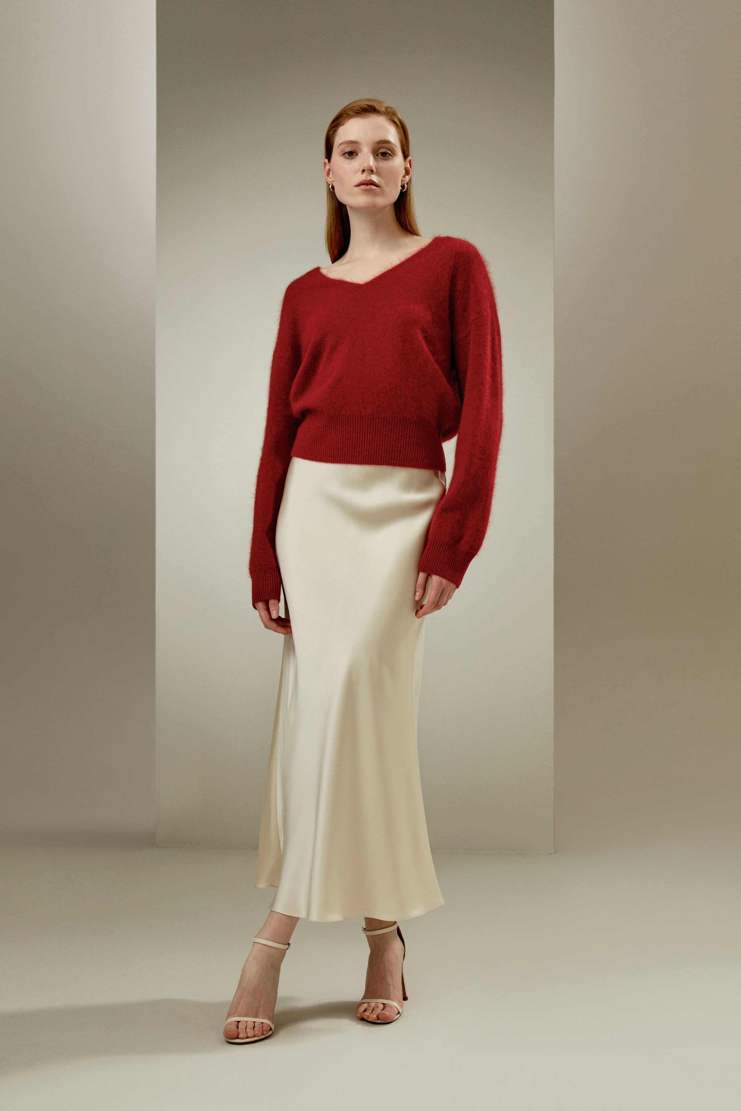 Silk Maxi Skirt with Flare Hem | LILYSILK