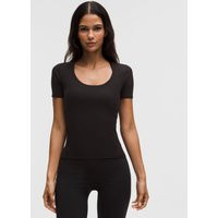Wundermost Ultra-Soft Ribbed Nulu Scoop-Neck Shirt | Lululemon (US)