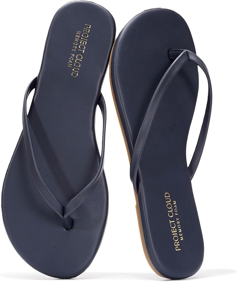 Project Cloud Flip Flops for Women Footwear- Lightweight and Memory Foam Insole Sandals for Women... | Amazon (US)
