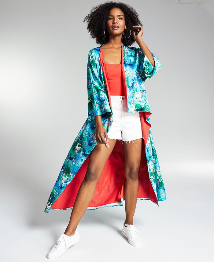 Misa Hylton for INC Short-Sleeve Bodysuit, In Regular & Extended Sizes, Created for Macy's | Macys (US)