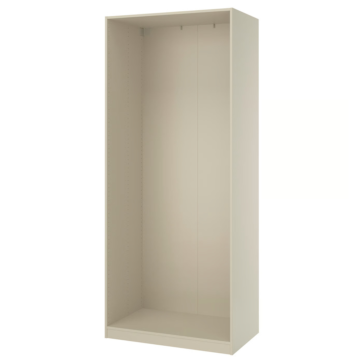 PAX Wall-mounted storage frame, gray-beige, 39 3/8x22 7/8x92 7/8 " | IKEA US
