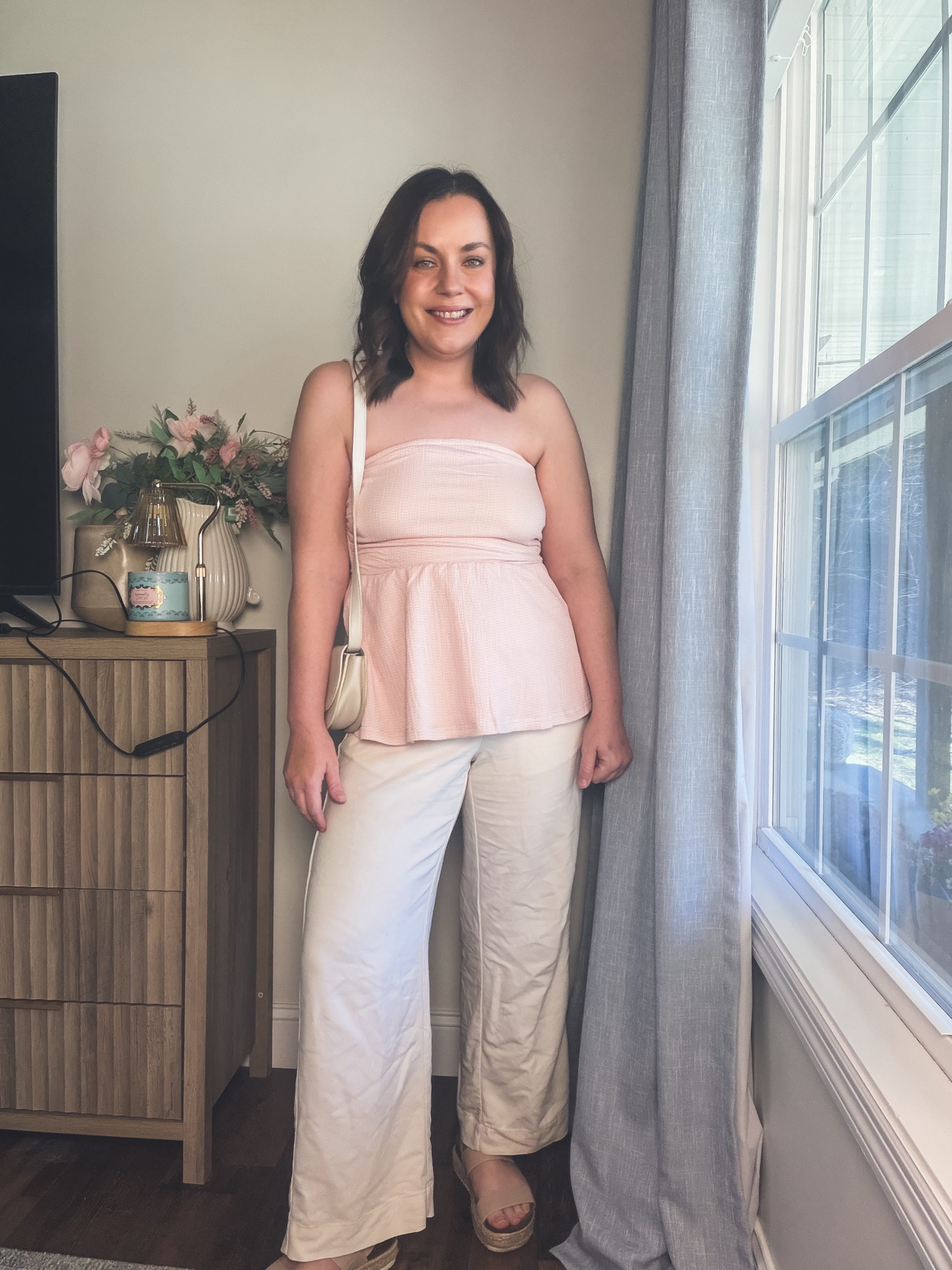 This ruffle tube top from Rettigarden is such a cute summer find. Paired with white pants from Target for an easy, breezy outfit perfect for vacation or a summer day out.

#LTKStyle #AmazonFinds #SummerOutfit #LTKSummer #VacationStyle #TargetStyle

#LTKSeasonal #LTKFestival #LTKOver40