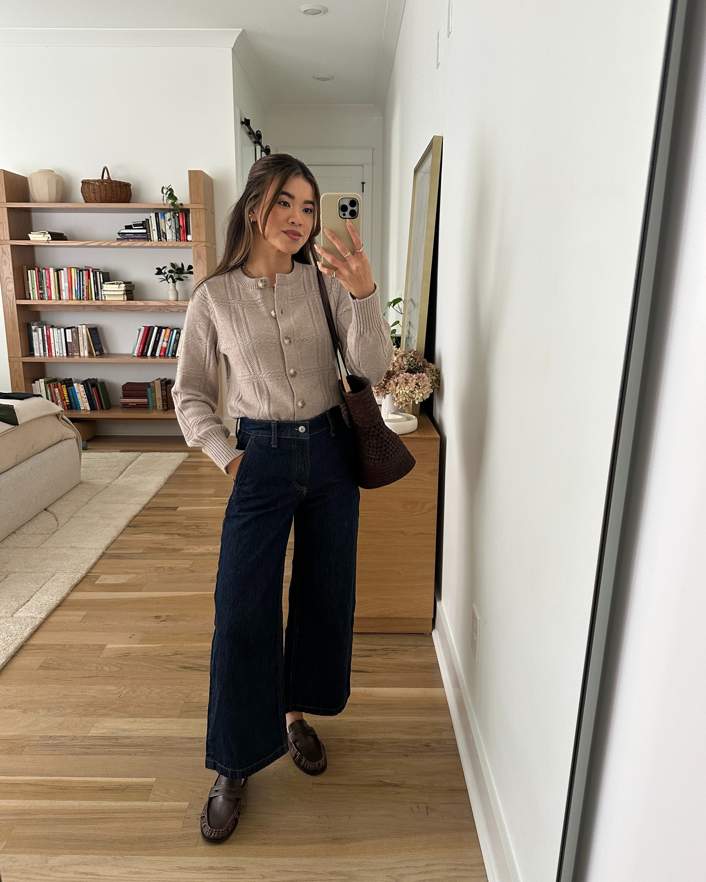 I love dark wash denim for fall. These @abercrombie jeans are amazing!

Sizing info:
- Abercrombie Textural Stitch Shrunken Cardigan (Size XS in Sand) 
- Abercrombie Wide Leg Jeans (Size 23 Extra Short in Rinse Trouser Pocket)

transition tops, autumn tops, early fall tops, lightweight sweaters, petite fashion, mom outfit, mom style, petite pants, petite outfit ideas, petite outfits, best pants for petite, petite denim, spring style, autumn outfits, Abercrombie denim for petite, Best Jeans from Abercrombie for Petite, abercrombie tops,

#LTKootd #LTKSeasonal #LTKPetite