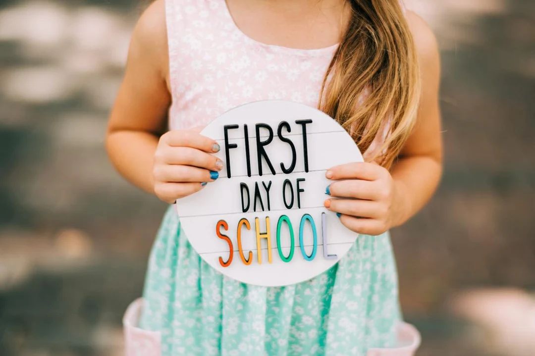 First or Last Day of School Shiplap Signs - Kids First Day of School Sign - School Photos - Back ... | Etsy (US)