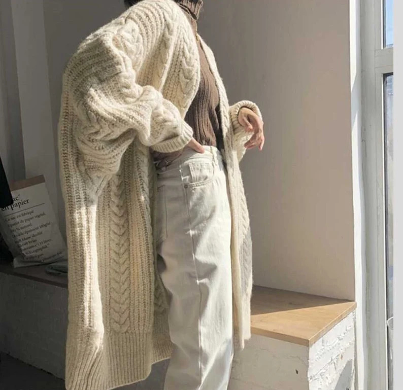 sweater cardigans / Sweaters for women / Oversize cardigans / Knit cardigans / Chunky sweater / L... | Etsy (US)