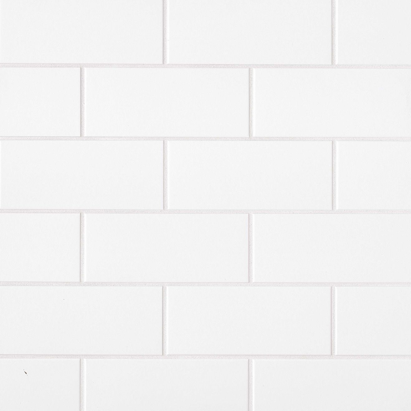 Traditions 4" x 10" Matte Ceramic Tile in Ice White | Bedrosians Tile & Stone