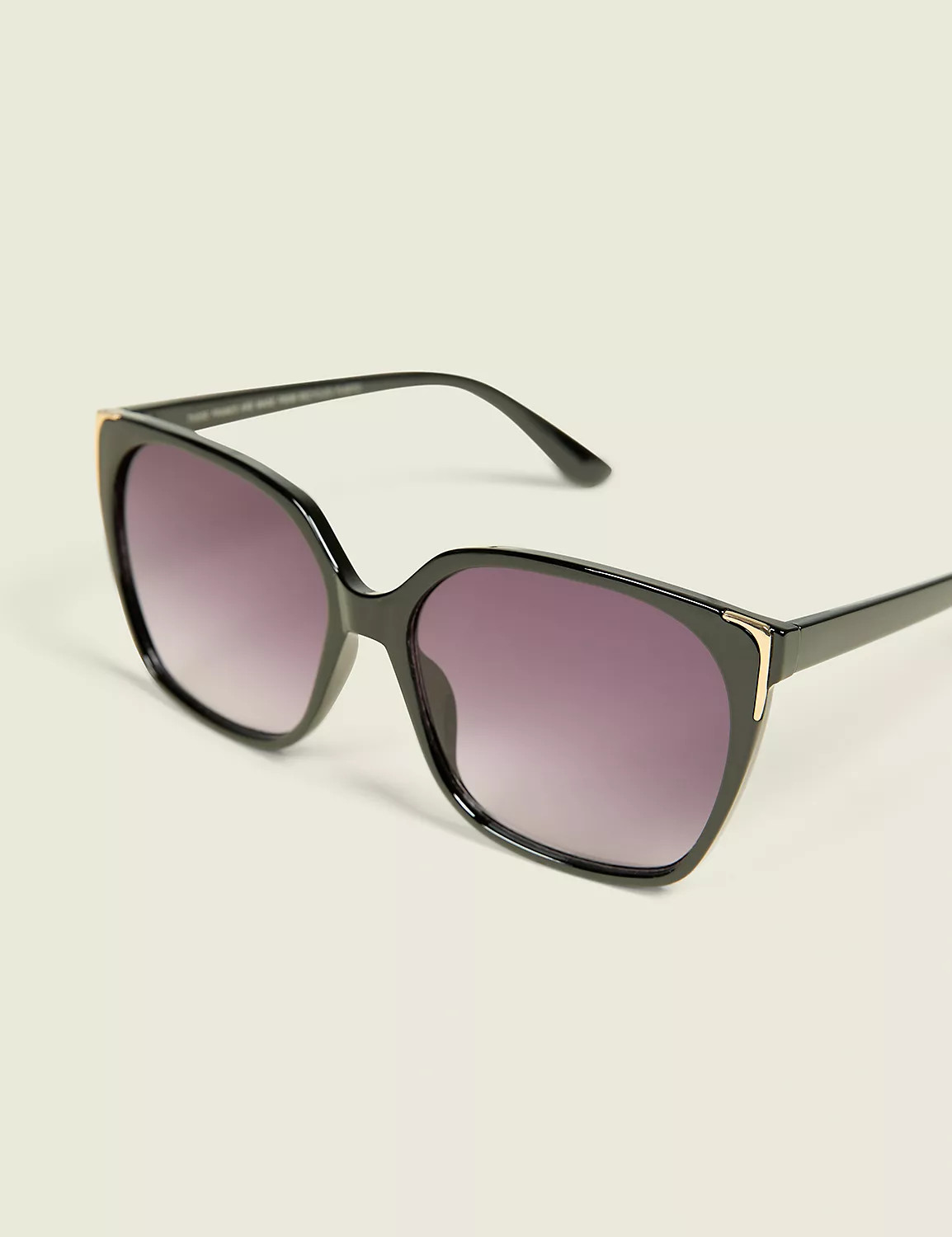 Black with Gold Metal Cat Eye Detai | LaneBryant | Lane Bryant (US)