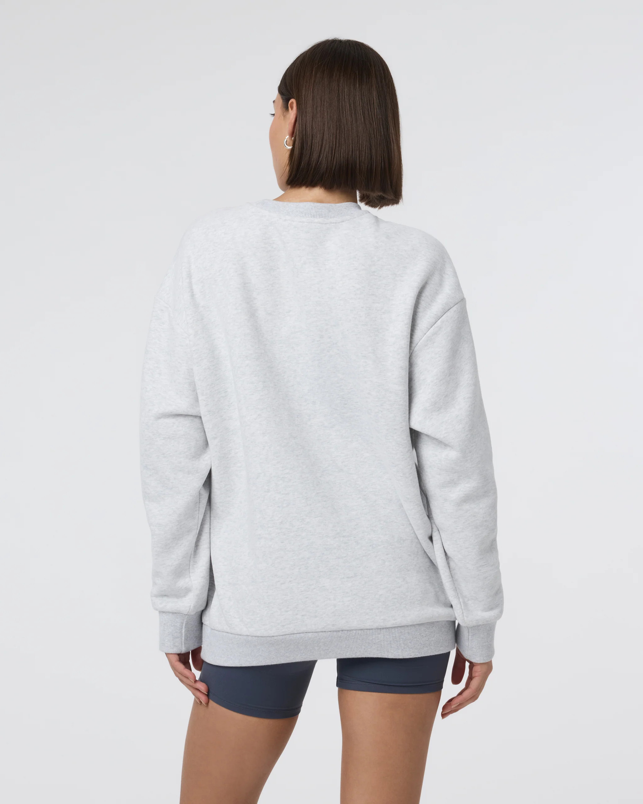 Restore Oversized Crew 2.0 | Pale Grey Heather | Vuori | Vuori Clothing (US & Canada)