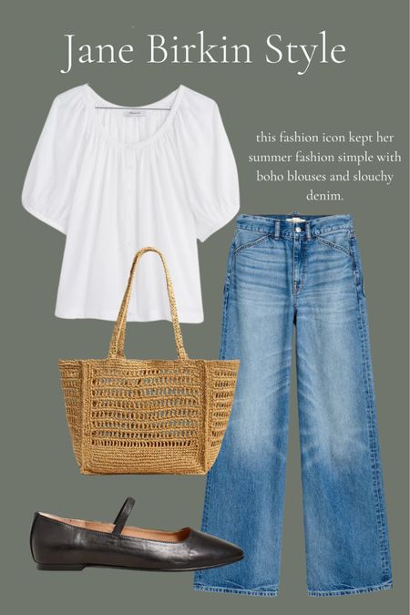 Jane Birkin inspired French style #summeroutfits 

#LTKStyleTip #LTKSaleAlert #LTKSeasonal