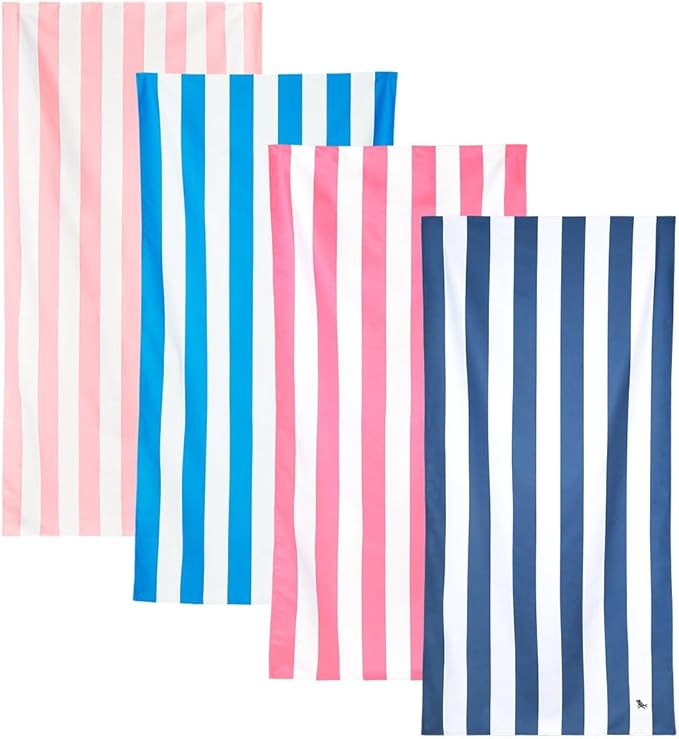 Dock & Bay Beach Towel - Quick Dry, Sand Free - Compact, Lightweight - 100% Recycled - Includes B... | Amazon (US)