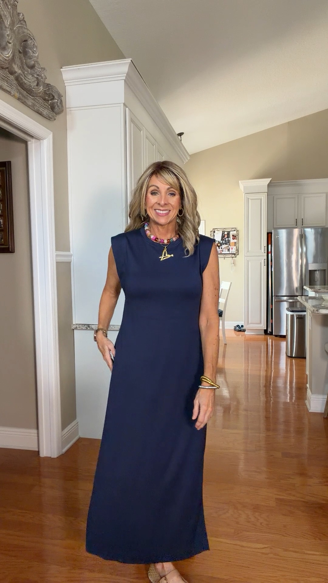 Looking for a way to stay cool that doesn’t involve shorts? Try a dress! This one is a great fabric, has pockets, and slits at the side. Love the length. Wearing a small. I’m almost 5’4”
Spring dresses 

#LTKootd #LTKOver40