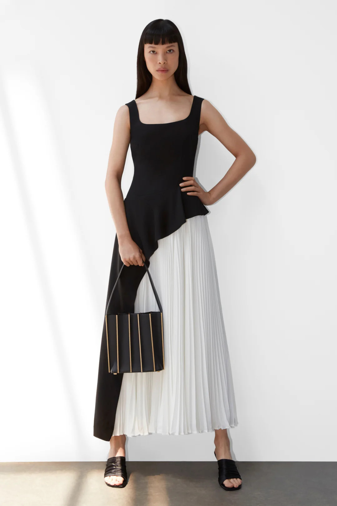 Zayla Pleated Midi Dress | Simkhai