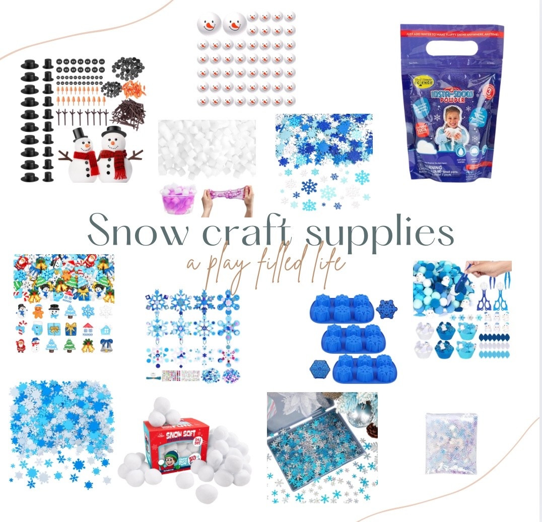 Everything you need for a snow craft theme!

#LTKHoliday #LTKKids #LTKFindsUnder100