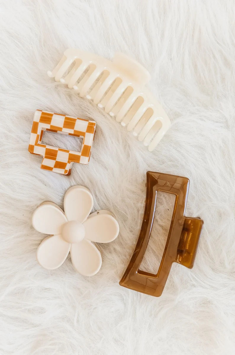 Cutie Claw Clips - Caramel | Mindy Mae's Market