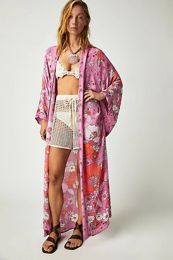 Hidden Hills Maxi Kimono | Free People (Global - UK&FR Excluded)