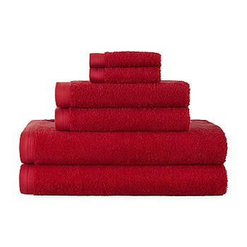 Home Expressions Solid & Stripe Bath Towel | JCPenney