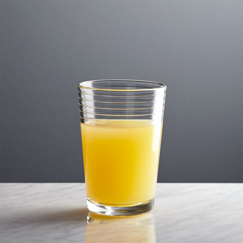 Rings Juice Glass 7-Oz. + Reviews | Crate & Barrel | Crate & Barrel