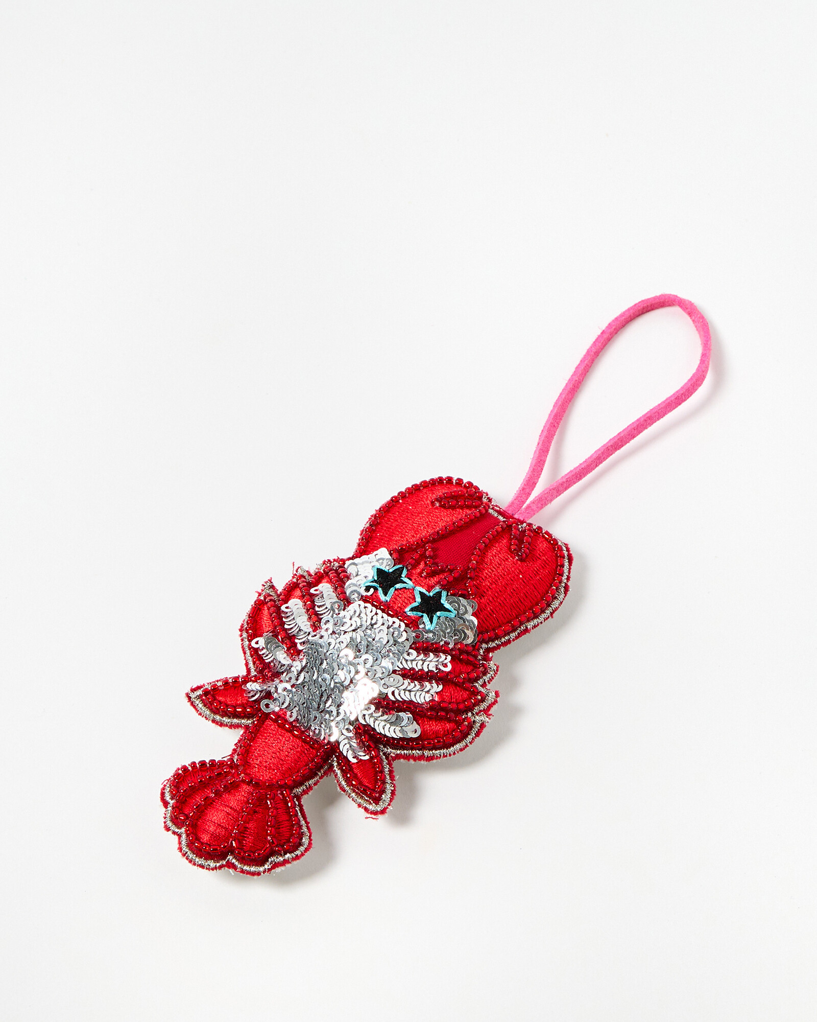Elton Lobster Beaded Christmas Tree Decoration | Oliver Bonas (Global)