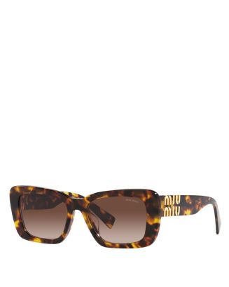 Miu Miu Rectangle Sunglasses, 53mm  | Bloomingdale's Jewelry & Accessories | Bloomingdale's (US)